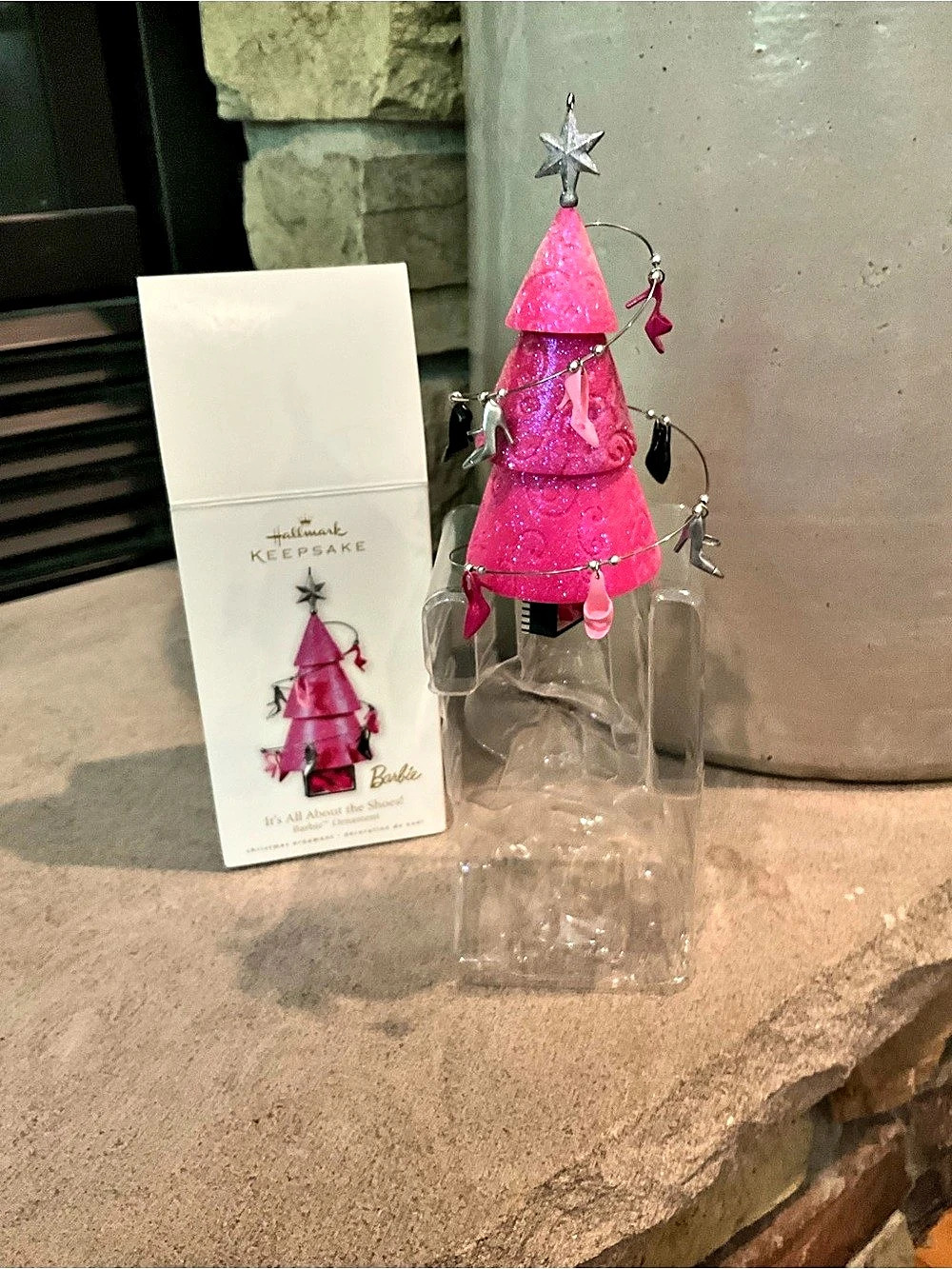 Barbie Hallmark Keepsake It's All About the Shoes! Barbie Ornament Pink 2010